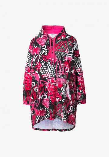 Пуловер с капюшоном