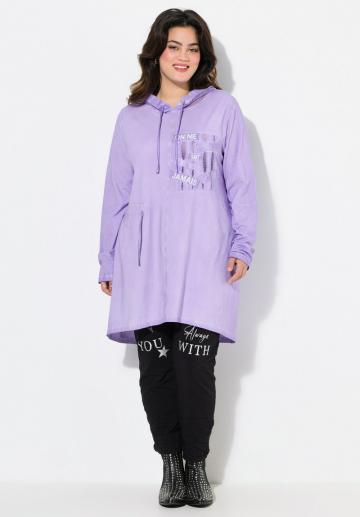 Пуловер с капюшоном