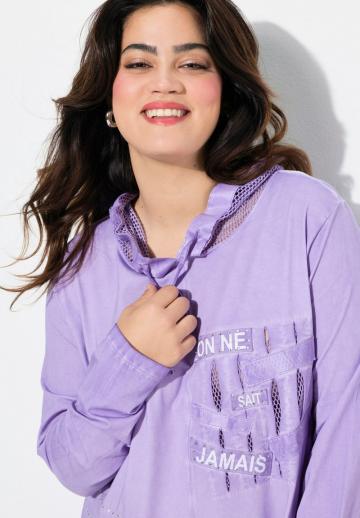 Пуловер с капюшоном