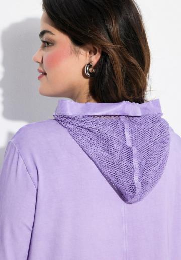 Пуловер с капюшоном