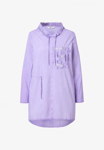 Пуловер с капюшоном