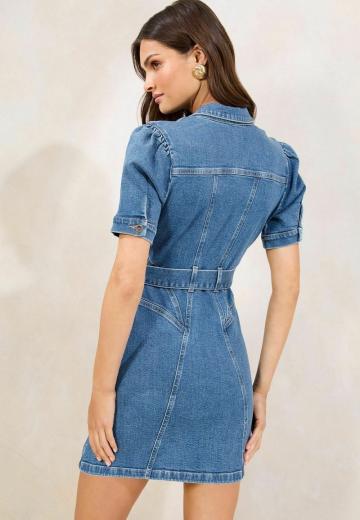 Джинсовое платье