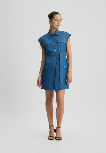 Джинсовое платье