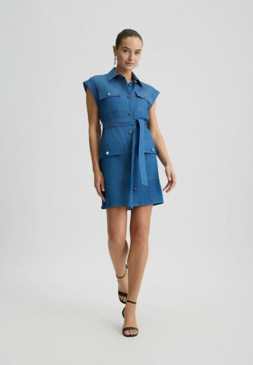 Джинсовое платье