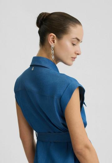 Джинсовое платье