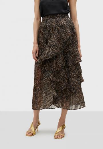 Юбка с воланами