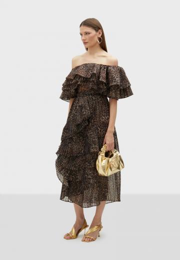 Юбка с воланами