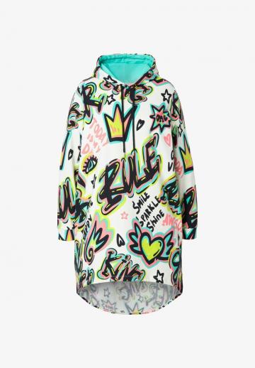 Пуловер с капюшоном