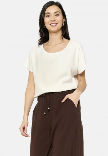 Атласная блузка