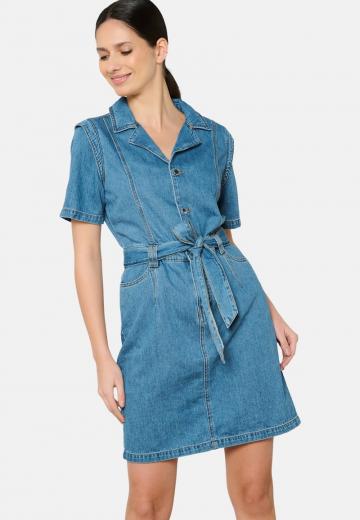 Джинсовое платье