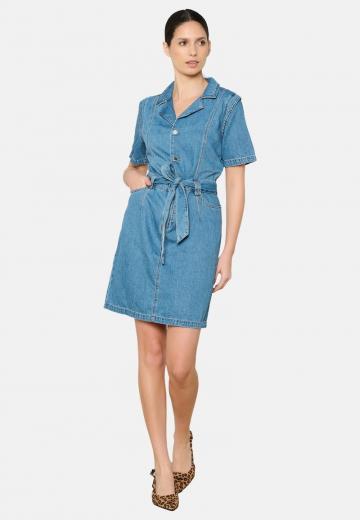 Джинсовое платье