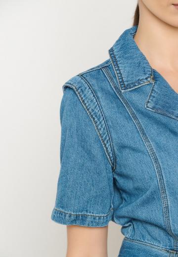 Джинсовое платье