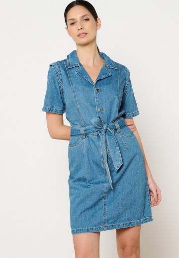 Джинсовое платье