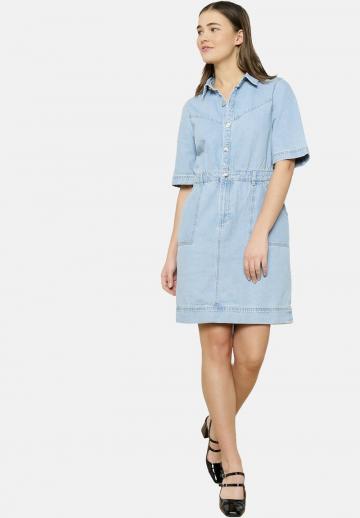 Джинсовое платье
