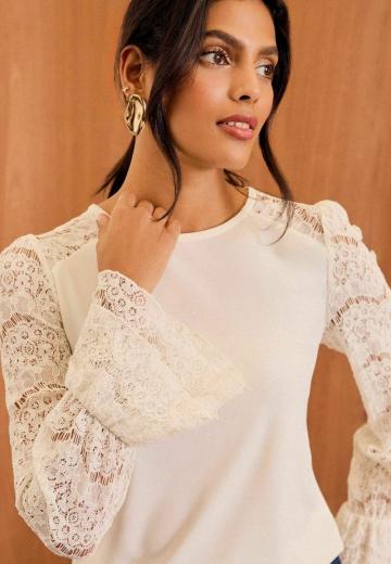 Кружевная блузка