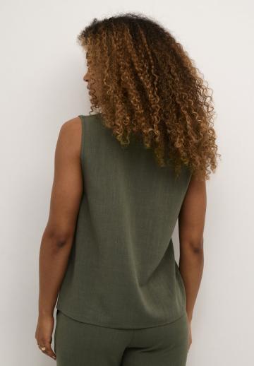 Блузка без рукавов