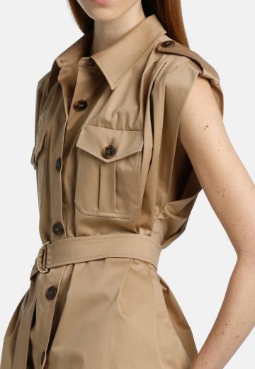 Длинный жилет