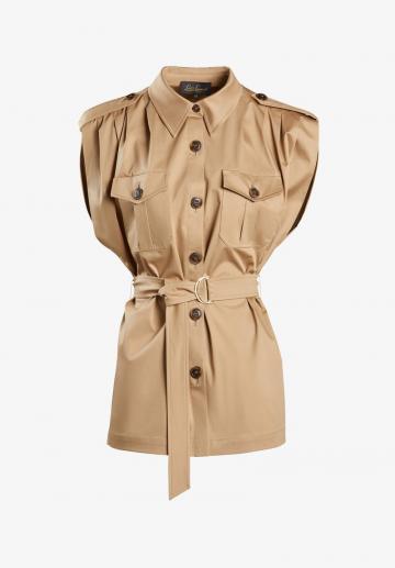 Длинный жилет