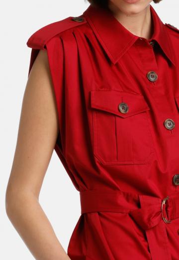 Длинный жилет