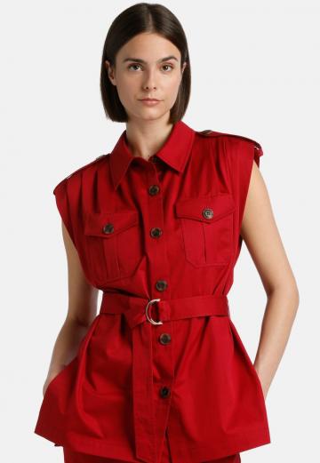 Длинный жилет