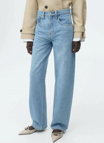 Прямые джинсы