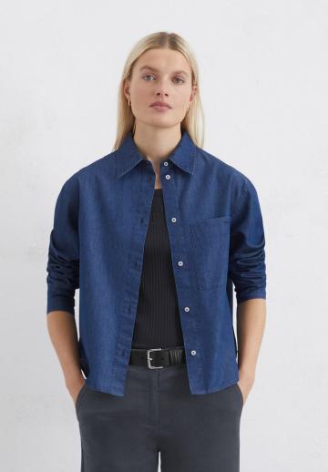 Джинсовая блузка