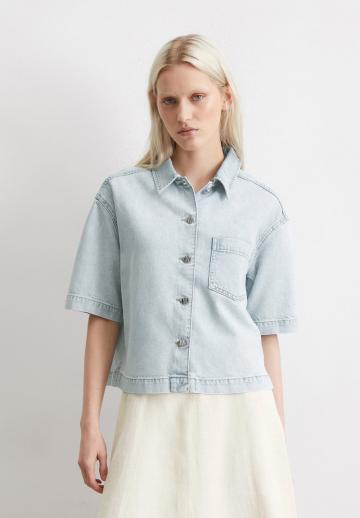 Джинсовая блузка