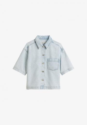 Джинсовая блузка