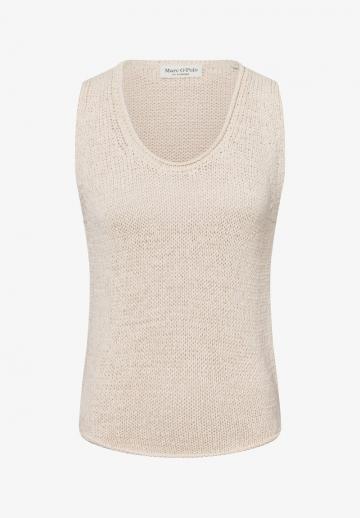 Пуловер без рукавов