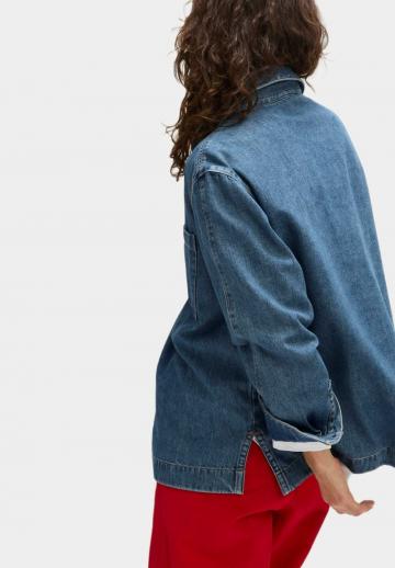 Джинсовая блузка