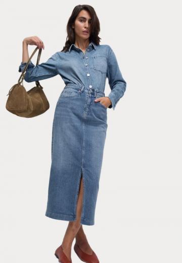 Джинсовая блузка