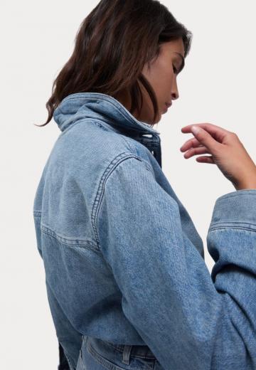 Джинсовая блузка