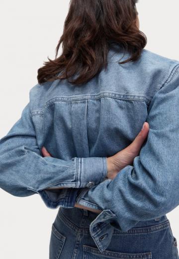 Джинсовая блузка