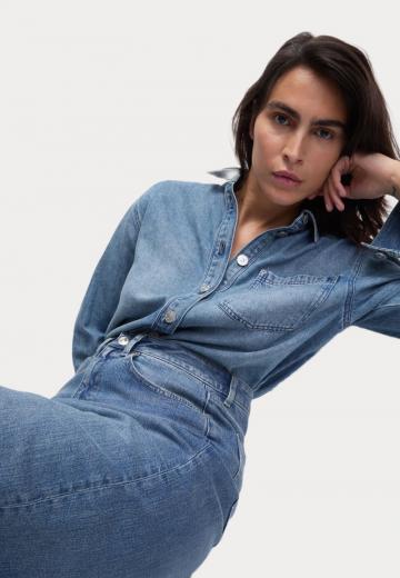 Джинсовая блузка