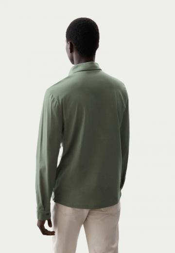 Поло с длинным рукавом