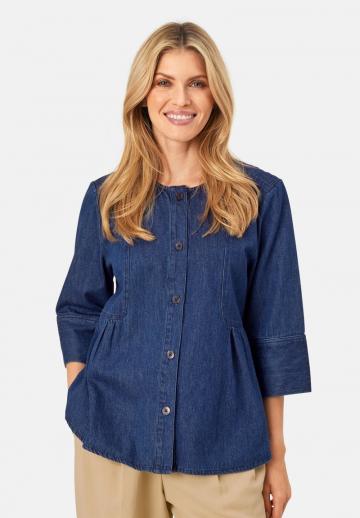 Джинсовая блузка