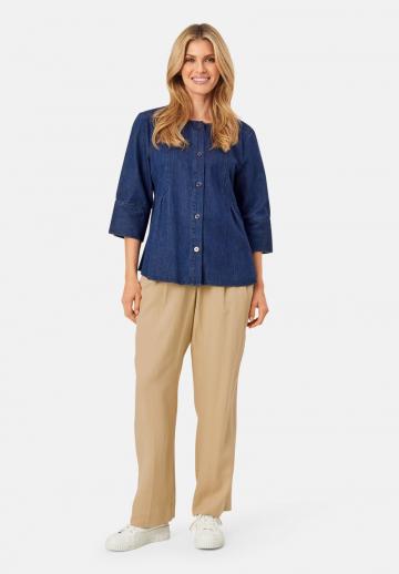 Джинсовая блузка