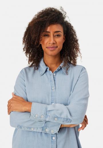 Джинсовая блузка