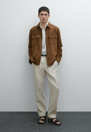 Льняные брюки