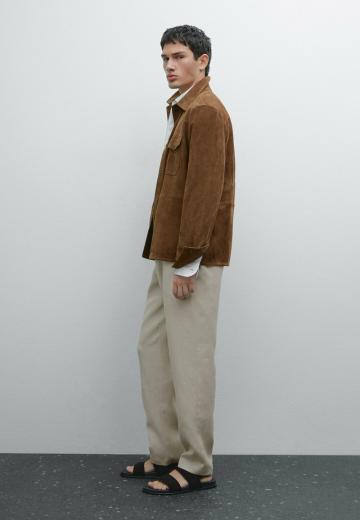 Льняные брюки