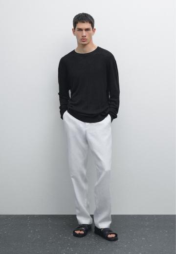 Льняные брюки