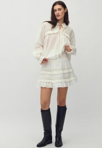 Юбка с воланами
