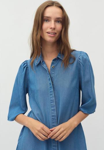 Джинсовое платье