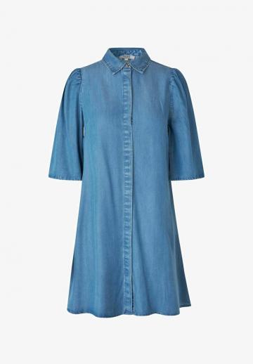 Джинсовое платье