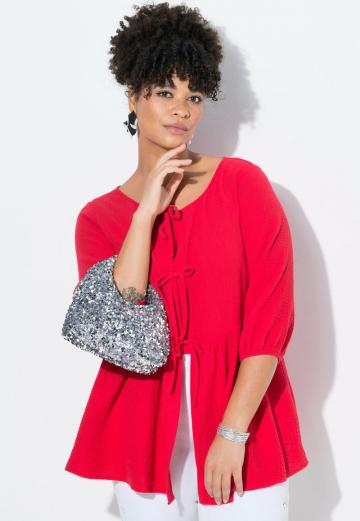 Длинная блузка