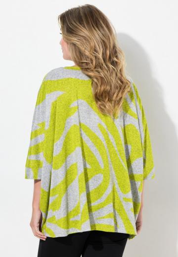 Пуловер с рукавом три четверти