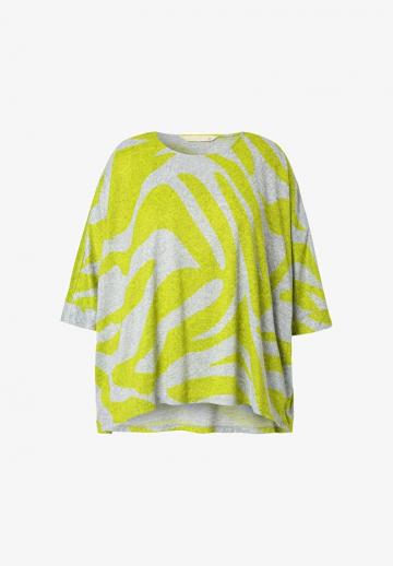 Пуловер с рукавом три четверти