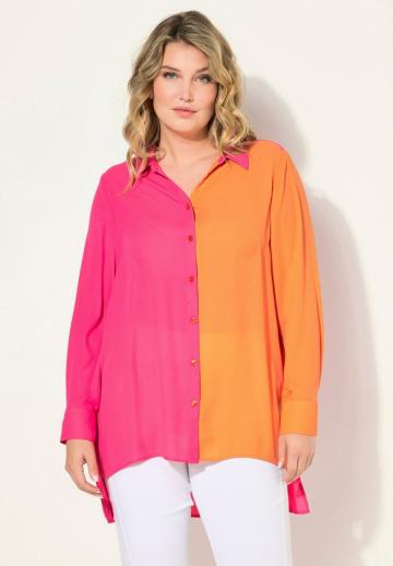 Атласная блузка