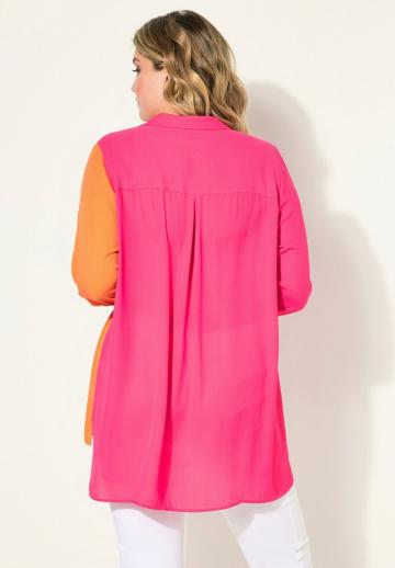 Атласная блузка