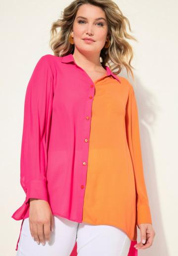 Атласная блузка